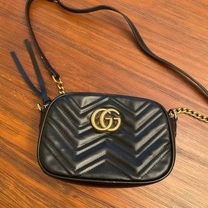 Dupe leather crossbody bag